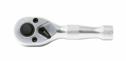 Трещотка реверсивная короткая с накаткой 3/8''(L-105мм 72зуб) RockForce##Rock FORCE RF-802326
