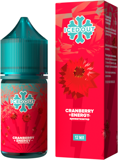 Ароматизатор Glitch Sauce ICED OUT Cranberry Energy (Энергетик с Клюквой)