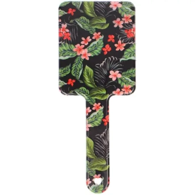 Расческа массажная квадратная форма «КОЛЛЕКЦИЯ ИМАНИ - «ФАНТАТА», микс 4 дизайна, 22*9см (PVC подвес)