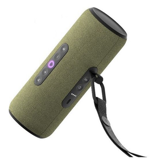 Умная портативная колонка Яндекс Станция Стрит с Алисой, зеленый, 30Вт (YNDX-00030GRN)