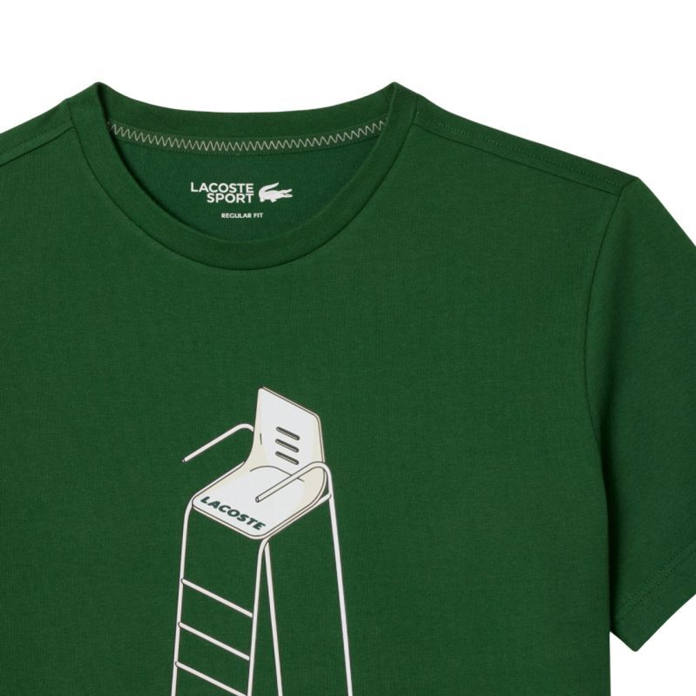 Теннисная футболка Lacoste Tennis Heritage Print