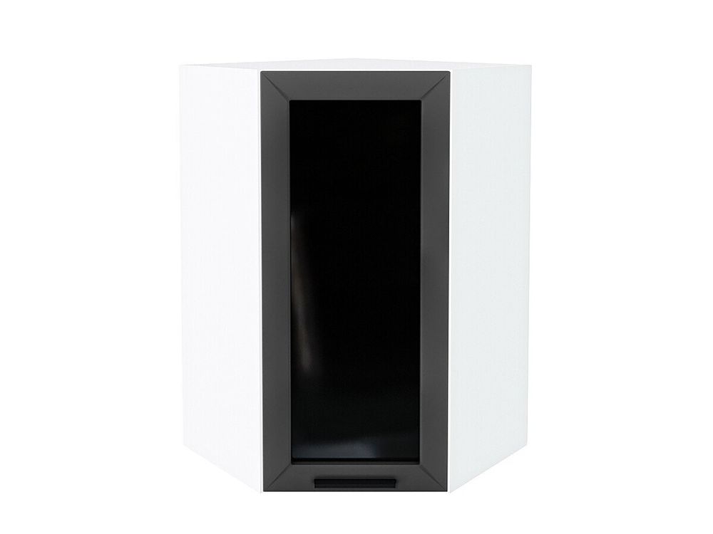 Шкаф верхний угловой остекленный Глетчер