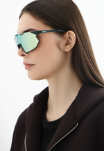 Спортивные очки 100% HYPERCRAFT SQ Soft Tact Juniper - HiPER Mint Mirror Lens