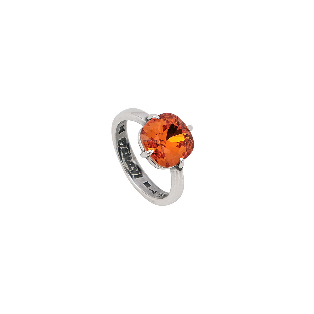 "Флегра" кольцо в серебряном покрытии из коллекции "Циркония" от Jenavi