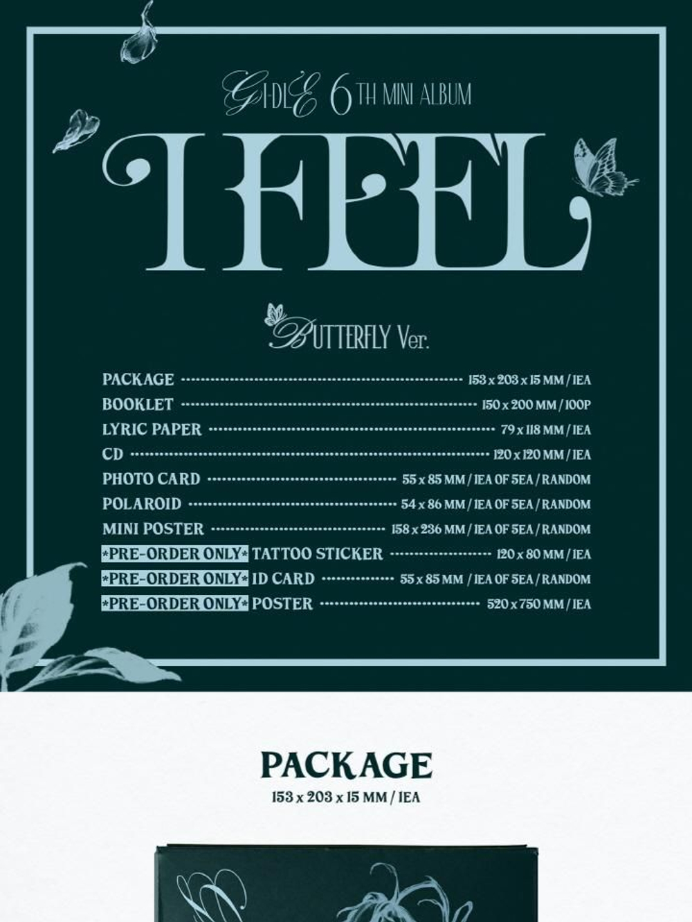 Альбом (G)I-DLE - I FEEL 6th Mini Album RANDOM Version