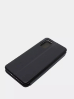 Чехол книжка Samsung Galaxy A03S с силиконовой вставкой Black