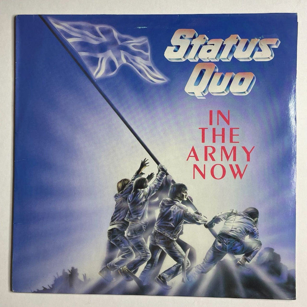 Винтажная виниловая пластинка LP Status Quo In The Army Now (Holland 1986) End Of The Line