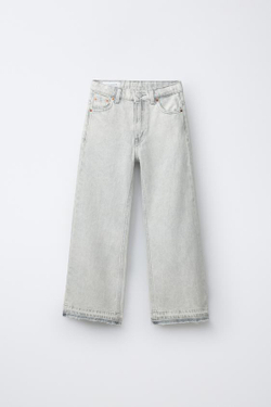 ZARA ДЖИНСЫ FLARE, СЕРЫЙ