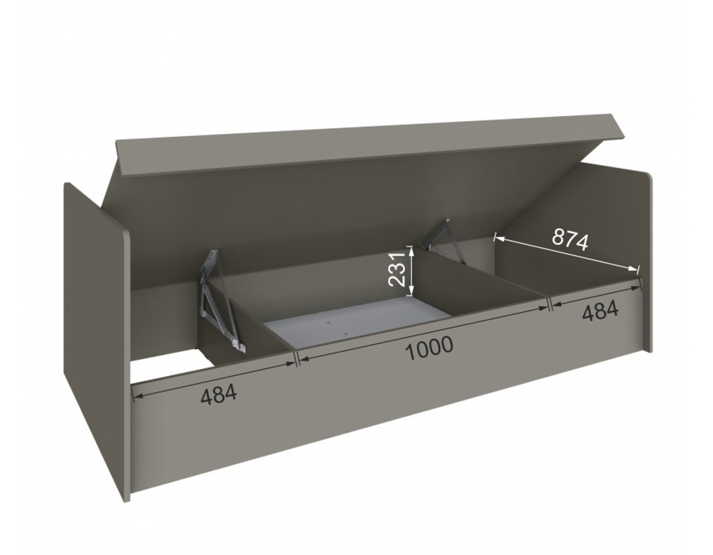 Мадрид (Тэкс) Кровать с подъемным механизмом (0,9)