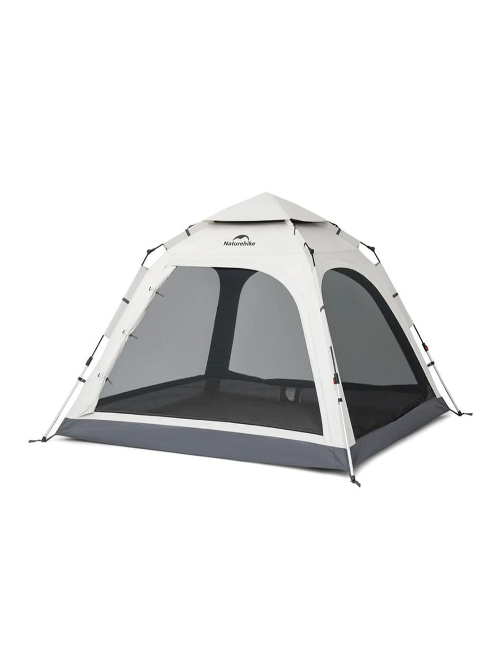 Палатка Naturehike Ango Automatic CNK2550WS010 трёхместная, большая, бежевая с коричневым