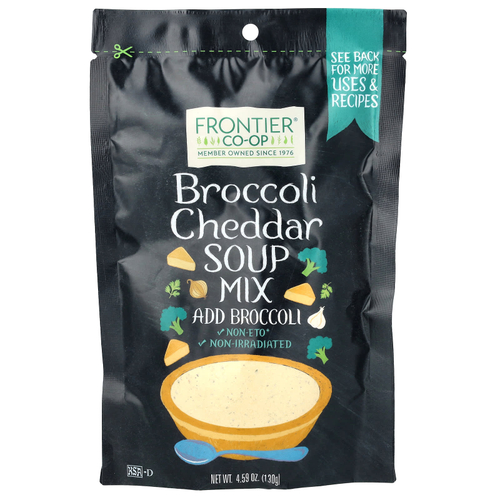 Frontier Co-op, смесь для супа с брокколи и чеддером, 130 г (4,59 унции)