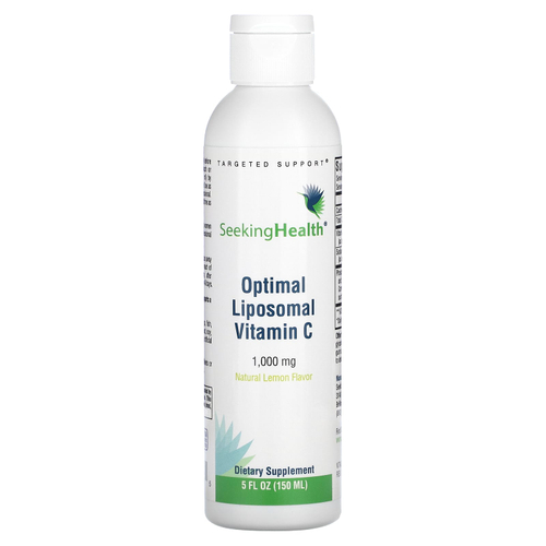 Seeking Health, Optimal Liposomal Vitamin C, натуральный лимон, 1000 мг, 150 мл (5 жидк. унц.)