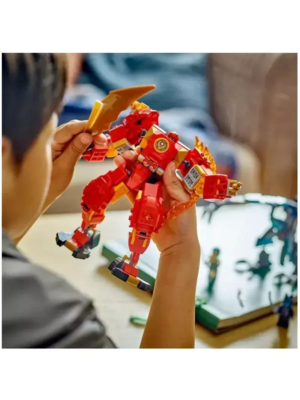 Конструктор Ниндзя Огненный механизм Кая 322 детали