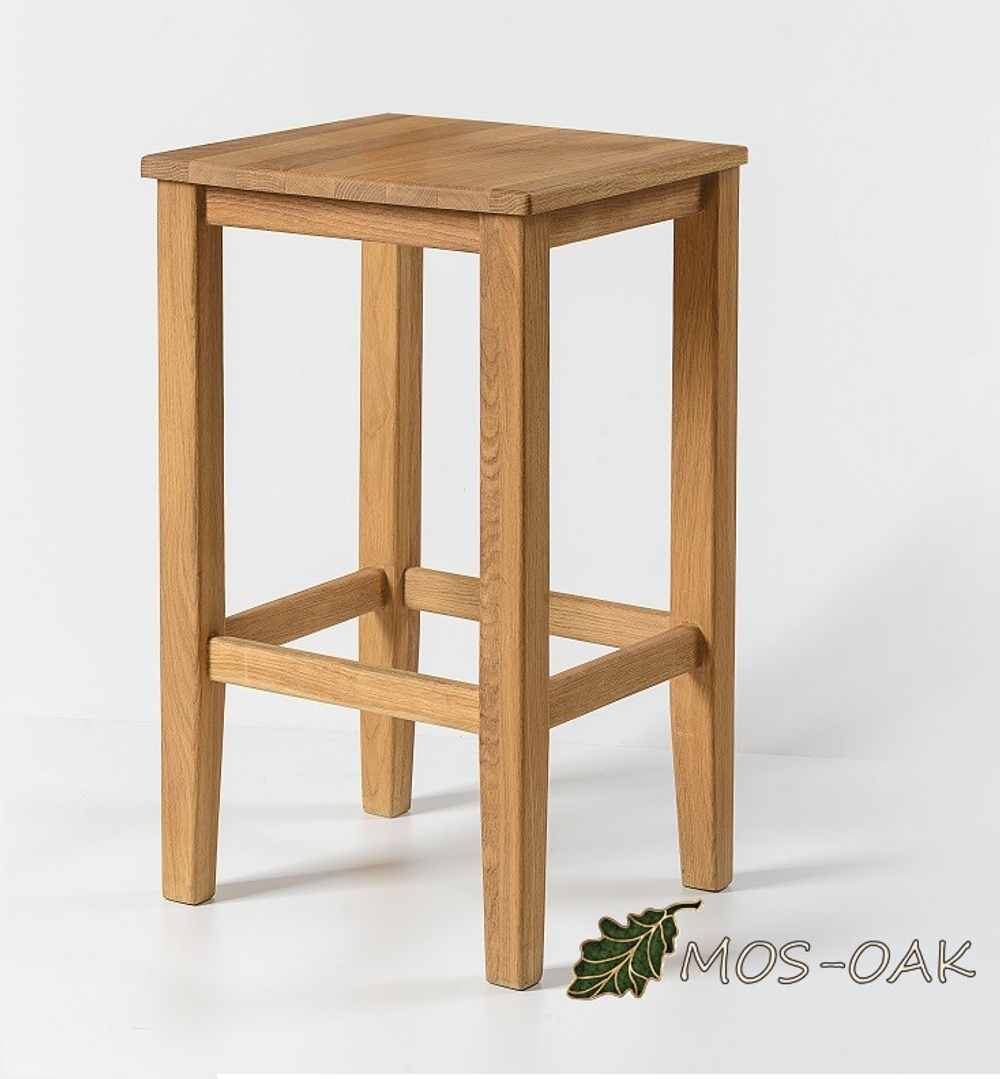 Табурет барный Клермон из массива дуба