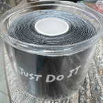 Тейп для лица и тела Art-tape цвет черный с принтом Just Do It 5 см х 5 м
