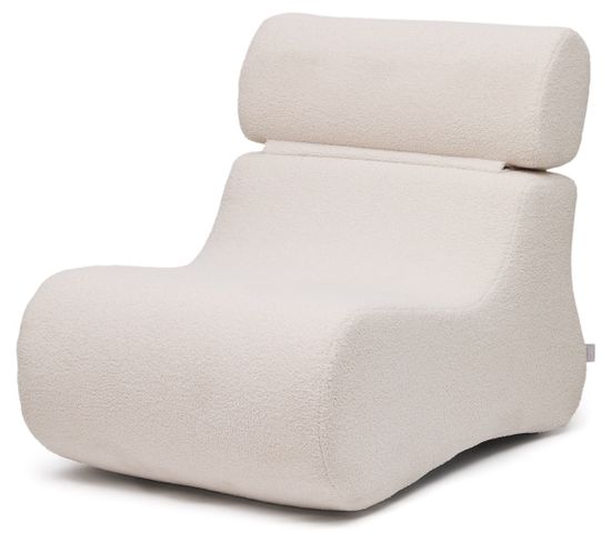 Club Кресло цвета экрю из ткани букле Испания La Forma