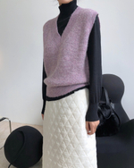 Жилет с v-образным вырезом