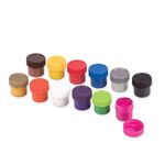 Гуашь ЮНЛАНДИЯ "ЮНЫЙ ВОЛШЕБНИК" 10+2 цвета (золотистый+серебристый) по 20 мл, без кисти, картон, 191517