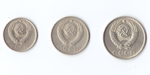 20,15,10 копеек 1987 г. Набор 3 шт. XF