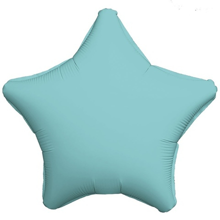 Р 18" Звезда Сатин Аквамарин 40 см.
