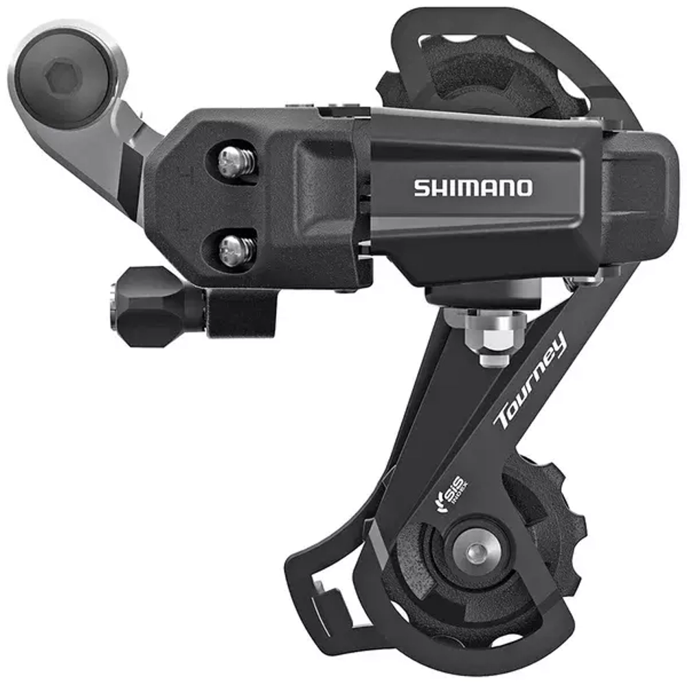 Переключатель задний Shimano Tourney TY200-GS 6/7 ск. крепление на бол. инд.упк.