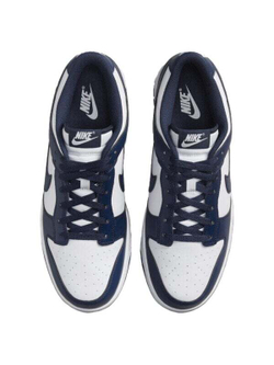 Nike Dunk Anti-Slip Wear-Resistant Low-Top Кроссовки White Blue