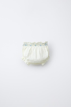 ZARA ТРУСЫ DOBBY В ГОРОШЕК, ПАСТЕЛЬНО-ЗЕЛЕНЫЙ