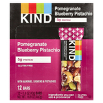 KIND Bars, Батончики Plus, гранат, фисташки, черника + антиоксиданты, 12 батончиков, 1,4 унции (40 г) каждый