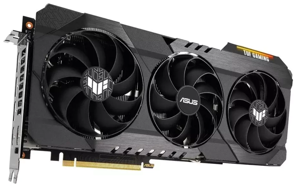 Видеокарта ASUS TUF Gaming GeForce RTX 3070 Ti OC Edition 8GB (TUF-RTX3070TI-O8G-GAMING), Retail