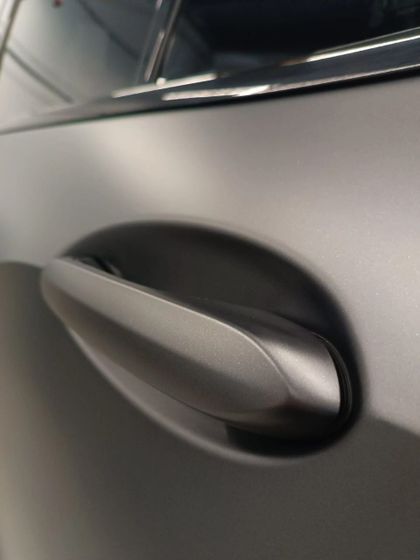 Пленка матовая серая графит Cold Gray Carbins