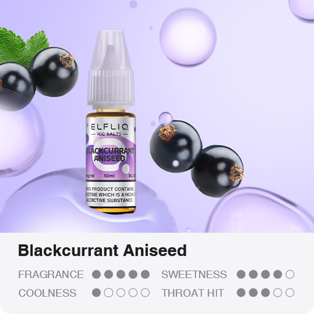 ELFLIQ - Blackcurrant Aniseed (30ml)