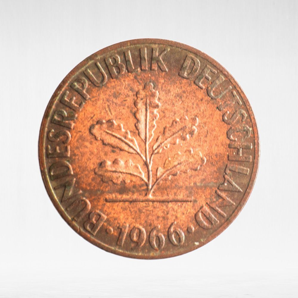 Germany, 1 Pfennig, 1966, (Munich Mint - "D"), VF