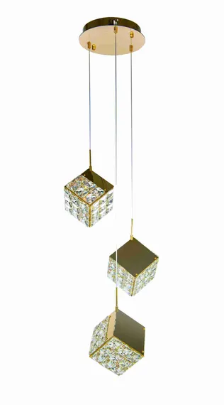 6010E/3A GOLD+CLEAR (1) Люстра NW