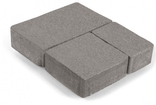 Брусчатка Новый город 4,0 (серый) вибропрессование