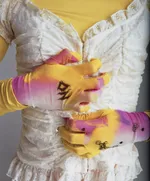 Перчатки Two Smile желтые