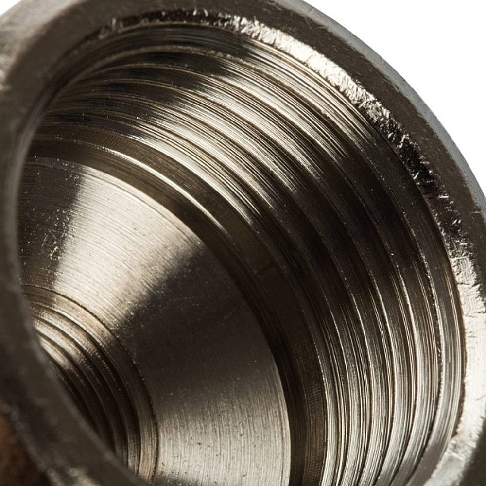 Муфта редукционная STOUT SFT 0006 - 1" x 3/8" (для стальных труб, латунь никелированная)