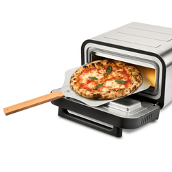 Пиццамейкер G3FERRARI G10204 Pizza PRO 2 minuti печь для выпечки итальянской пиццы, серебряный