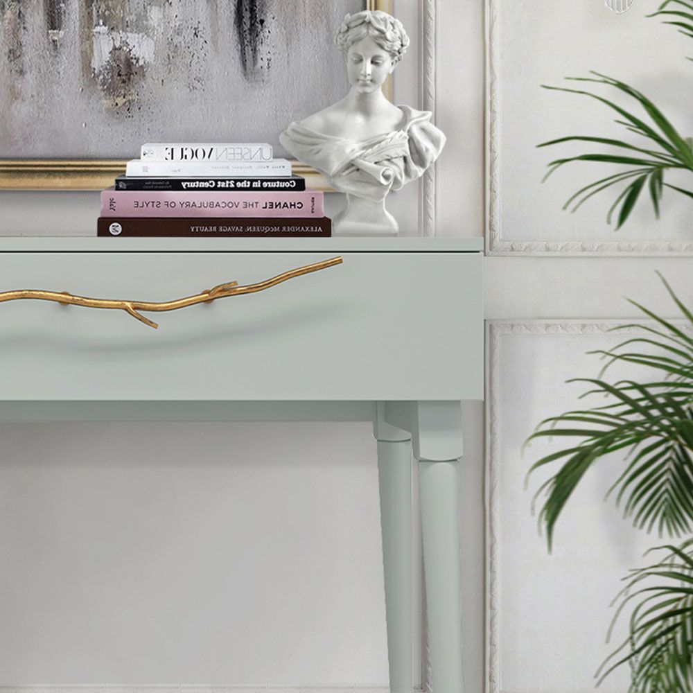 Консоль Арт Колор matte Стайл Голд Серый дым матовый