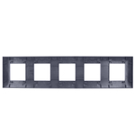 SKANDY Рамка 5-местная SK-F05T титан IEK