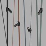 DK5547-BK Поворотный светильник для трека-ремня Belty, серия Spot, со светодиодом, D35*L126.5мм, 48V DC, 7W, RA90, 30°, 3000K, IP20, черный, алюминий