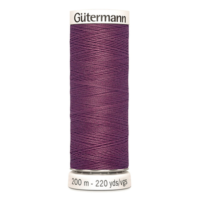 01 Нить Sew-All 100/200 м для всех материалов, 100% полиэстер Gutermann 748277 (259 т.сиренево-розовый)