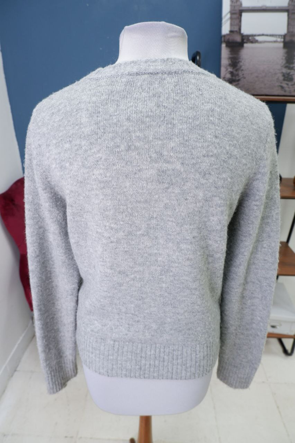 Джемпер Topshop серый  44 размер