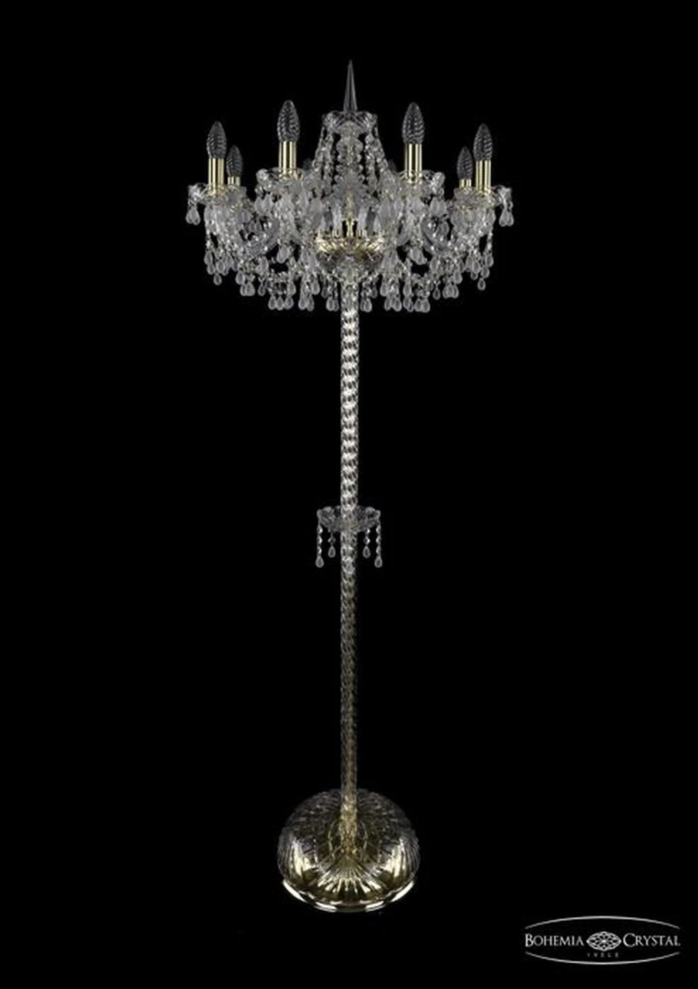 Торшер Bohemia Ivele 1410T2/8/195-160/G/V0300