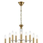 8033/10 CLASSI LN26 080 медь, металл/стекло Люстра подвесная Е14 10*40W 220V INCANTO