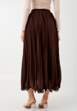 Юбка плиссе макси 90