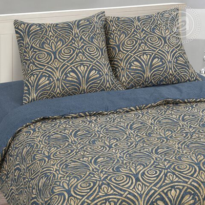 Постельное белье ЗИМА-ЛЕТО из поплина Евро Мадрид 644 АРТПОСТЕЛЬ