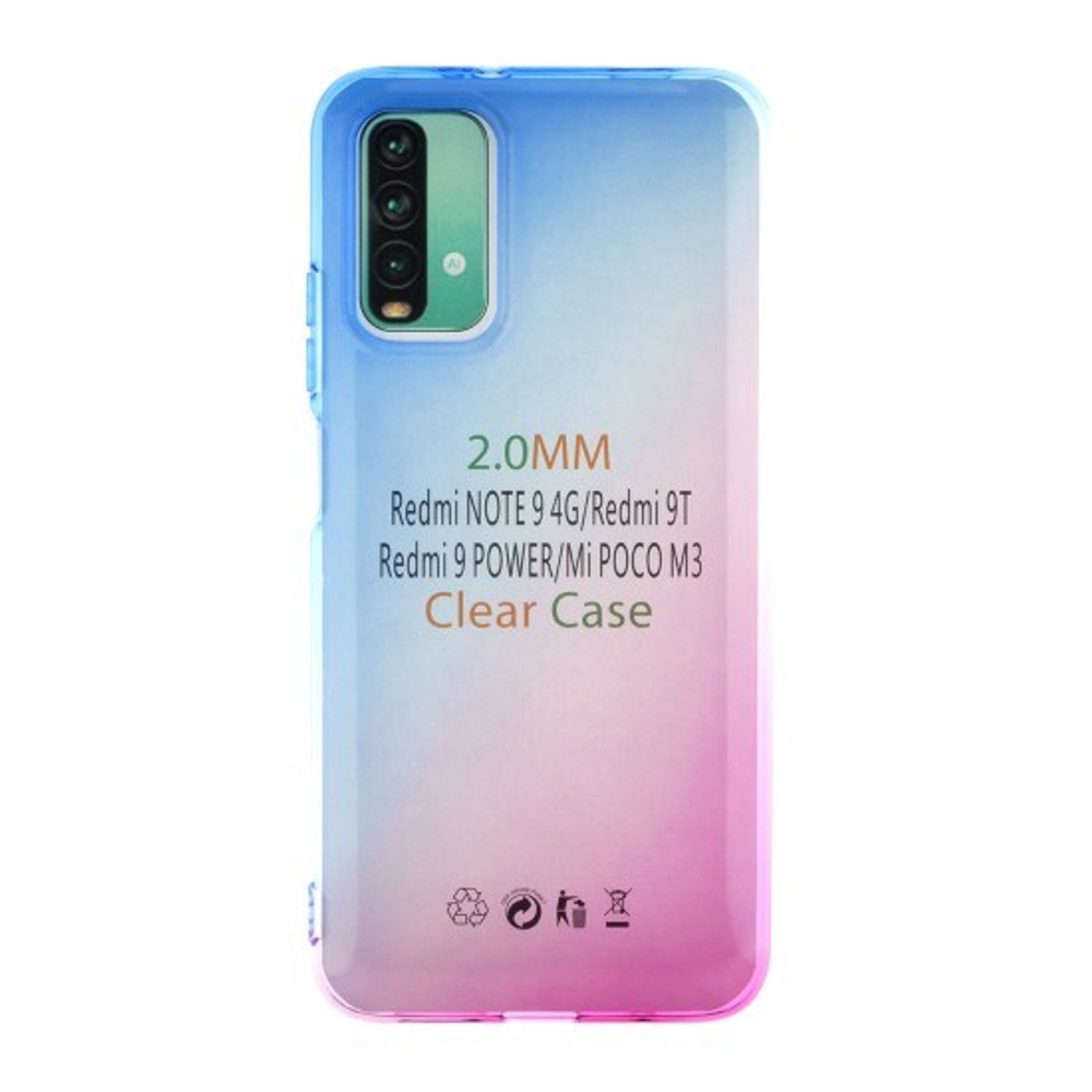 Чехол для Xiaomi Redmi 9T Градиент, ТПУ, 012964