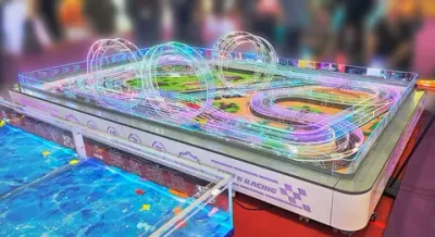 Игровой стол с трековыми гонками «Super racing»