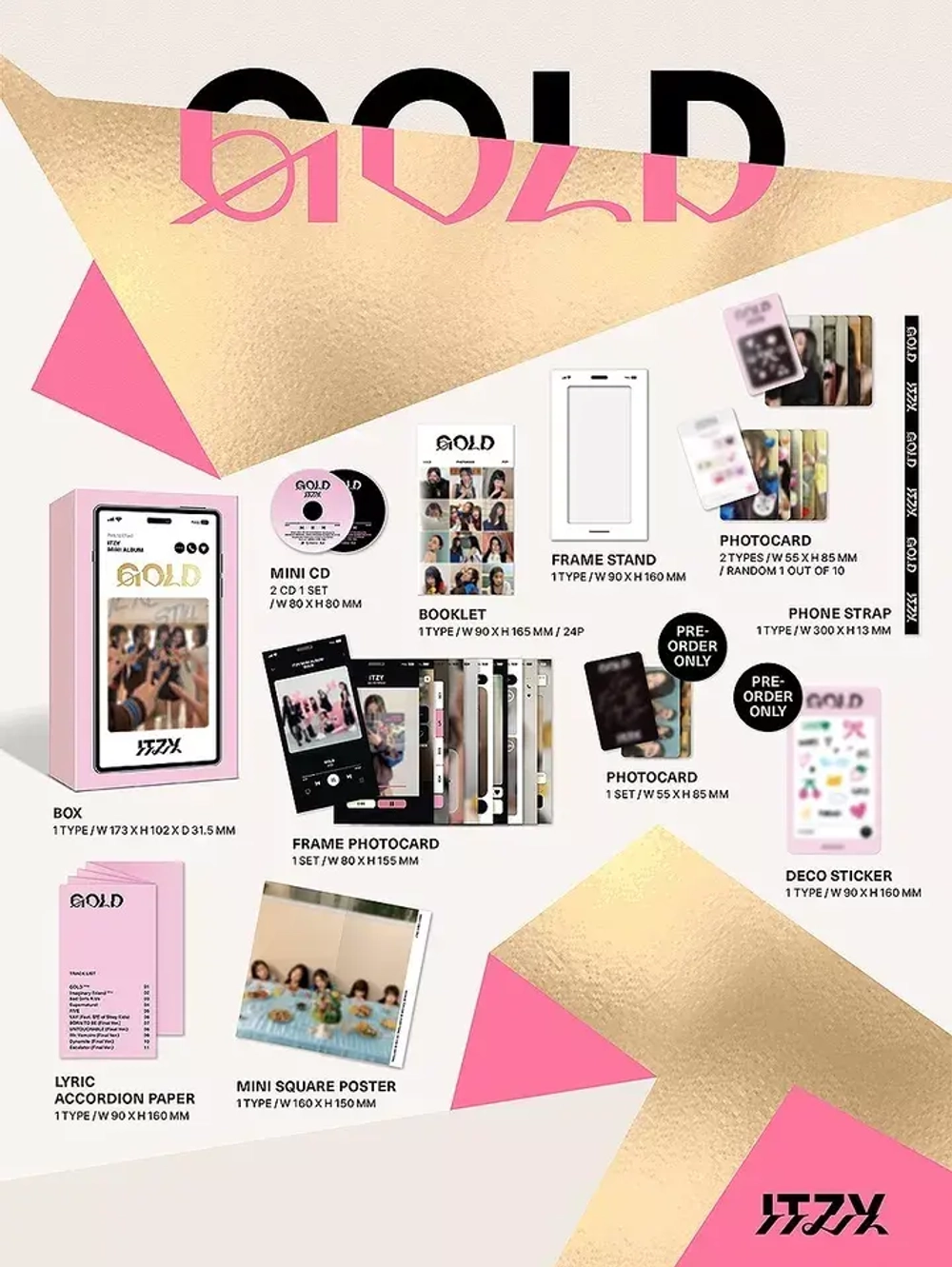 ITZY - GOLD [Phone box ver.]