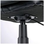 Кресло оператора Helmi HL-M01 "Brief", экокожа черная